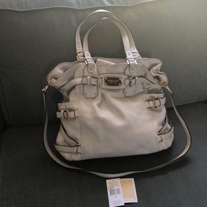 Michael Kors vanilla leather tote